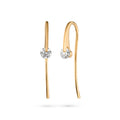 Schaffrath LIBERTÉ Ohrhänger - 117_L202H_040_GW (GW) aus Gelbgold mit Diamant