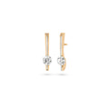Schaffrath LIBERTÉ Ohrhänger - 117_L1040_50_GW (GW) aus Gelbgold, Platin mit Diamant