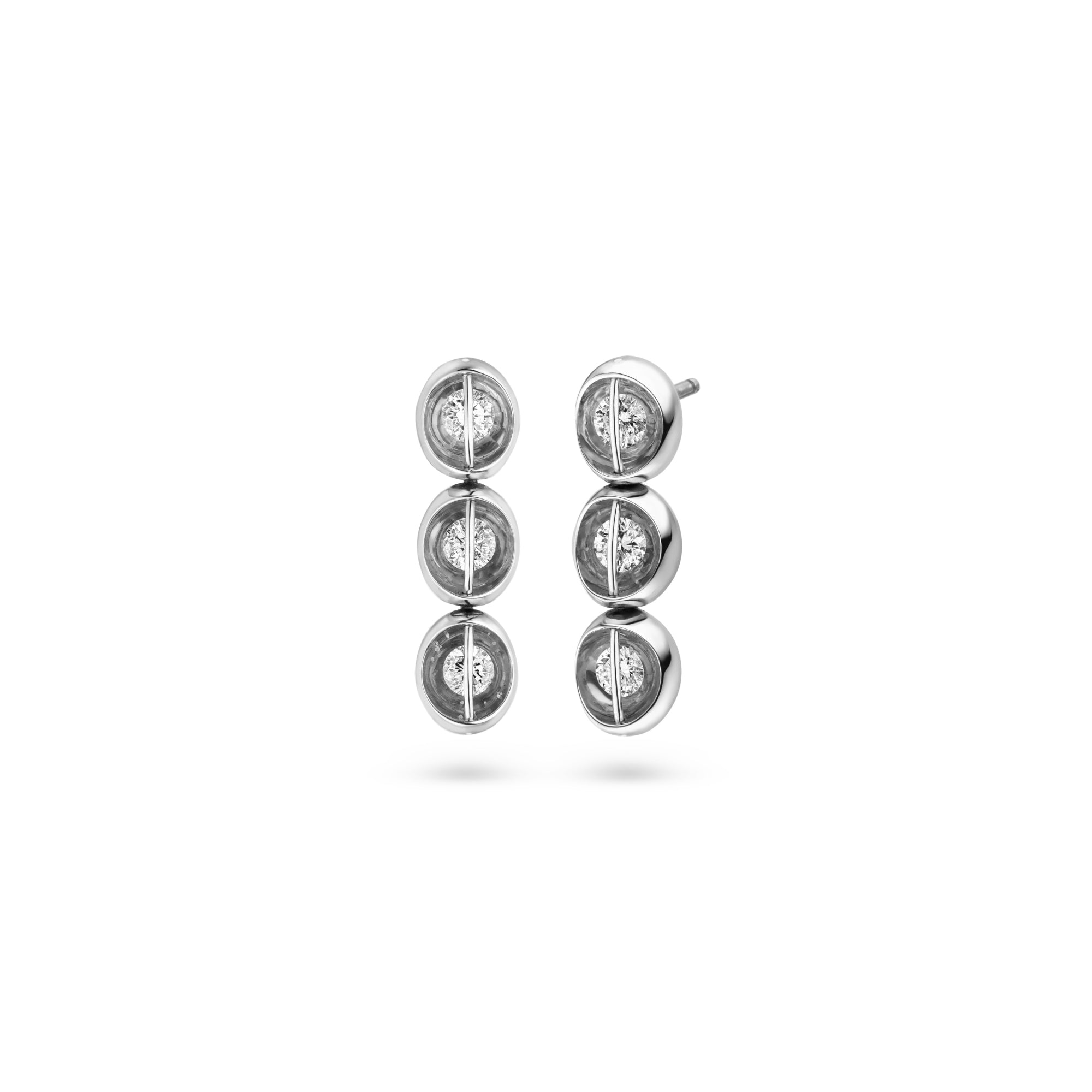 Schaffrath LIBERTÉ Ohrhänger - 217_L1061_OH_030_WW (WW) aus Weißgold, Platin mit Diamant