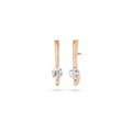 Schaffrath LIBERTÉ Ohrhänger - 757_L1040_50_RW (RW) aus Roségold, Platin mit Diamant