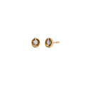 Schaffrath LIBERTÉ Ohrstecker - 117_L1061_30_GW (GW) aus Gelbgold, Platin mit Diamant