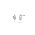 Schaffrath LIBERTÉ Ohrstecker - 217_LN004_40_WW (WW) aus Weißgold, Platin mit Diamant