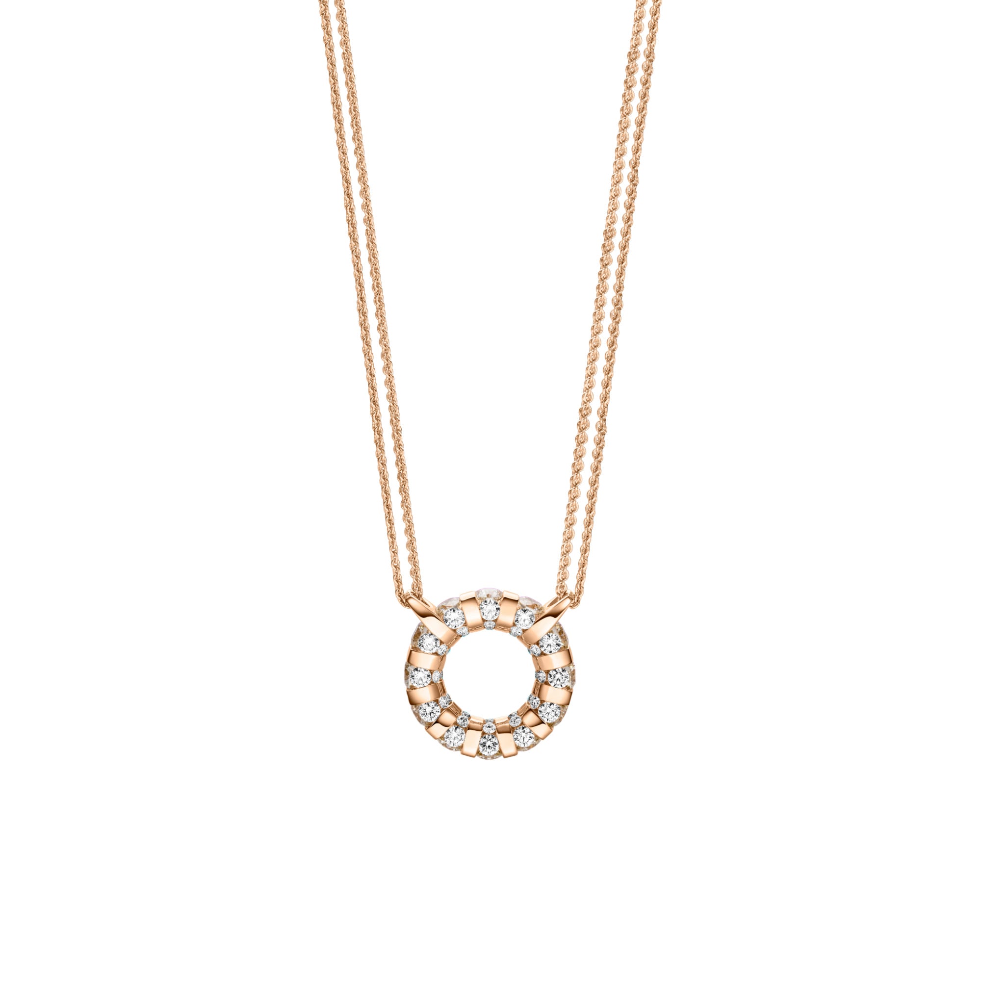 Schaffrath PARADOXAL Collier - 48115_N_290_BR_RW (RW) aus Roségold mit Diamant