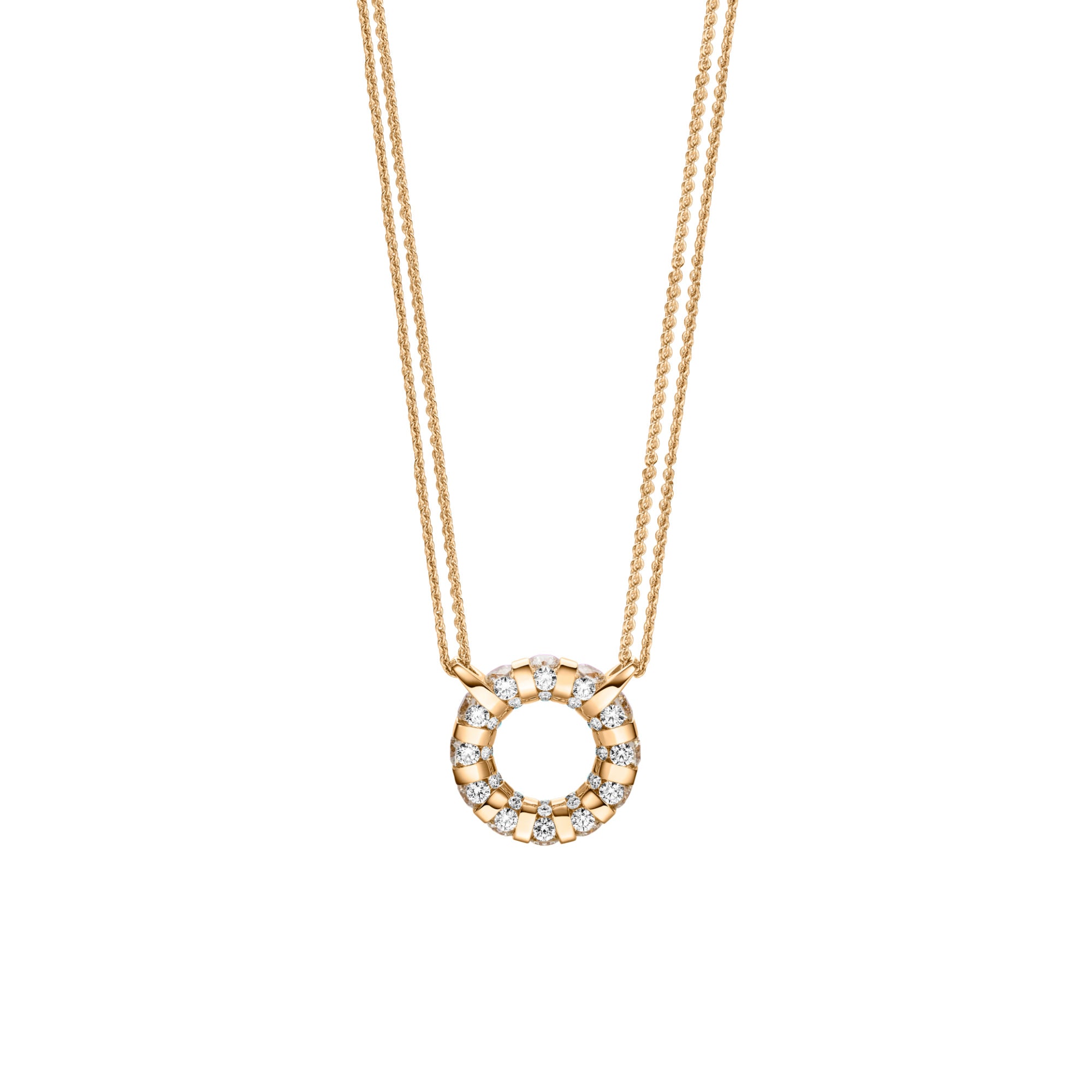 Schaffrath PARADOXAL Collier - 48115_N_290_BR_YW (YW) aus Gelbgold mit Diamant