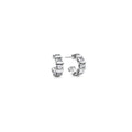 Schaffrath PARADOXAL Ohrschmuck - 48138_E_450_EM_WW (WW) aus Weißgold mit Diamant und Smaragd