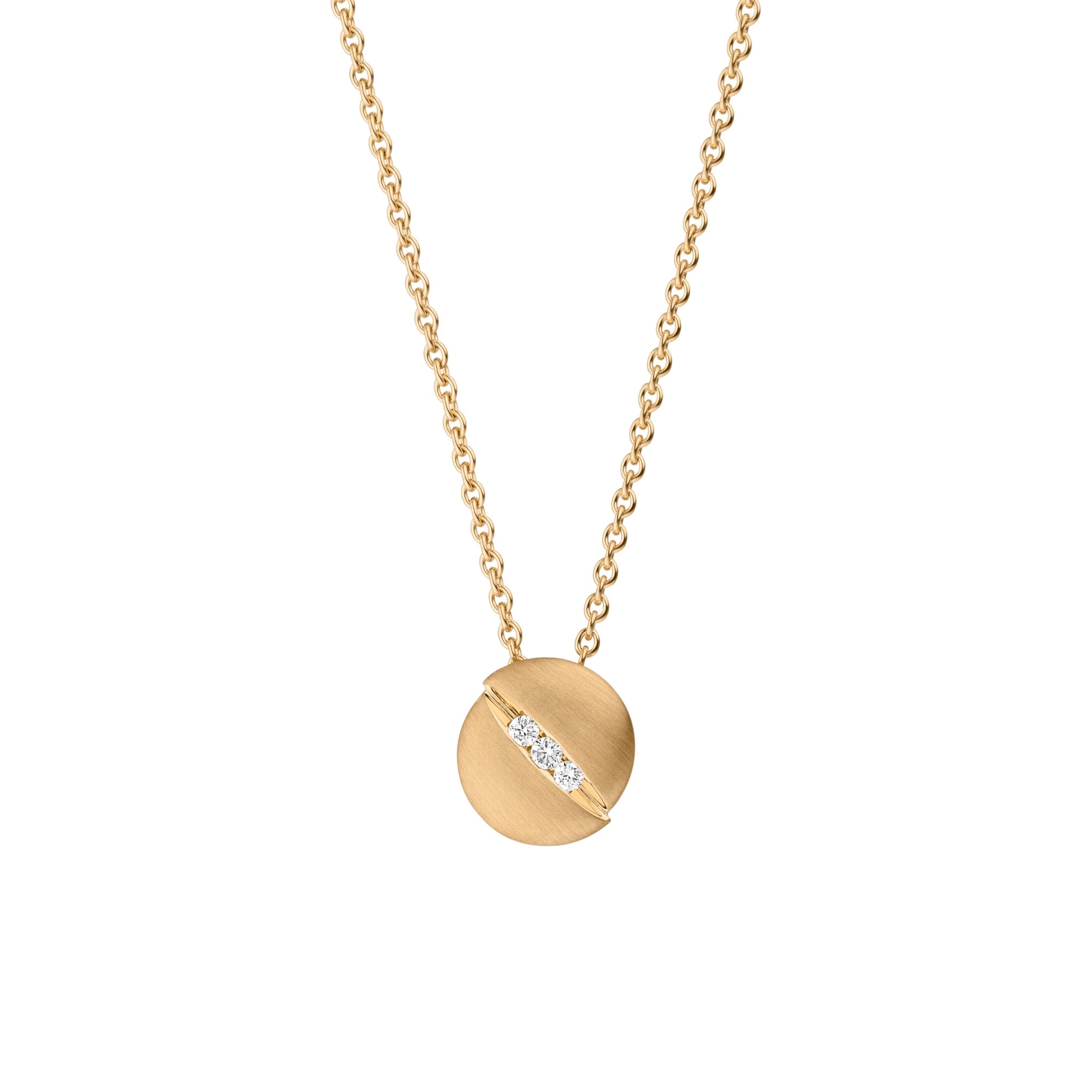 Schaffrath PATCHMATCH Collier - 114_U0001-03_005_GW (GW) aus Gelbgold mit Diamant