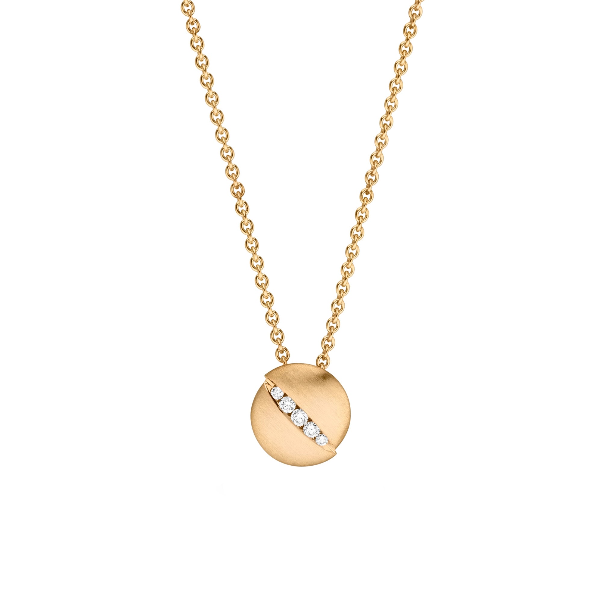 Schaffrath PATCHMATCH Collier - 114_U0001-5_007_GW (GW) aus Gelbgold mit Diamant