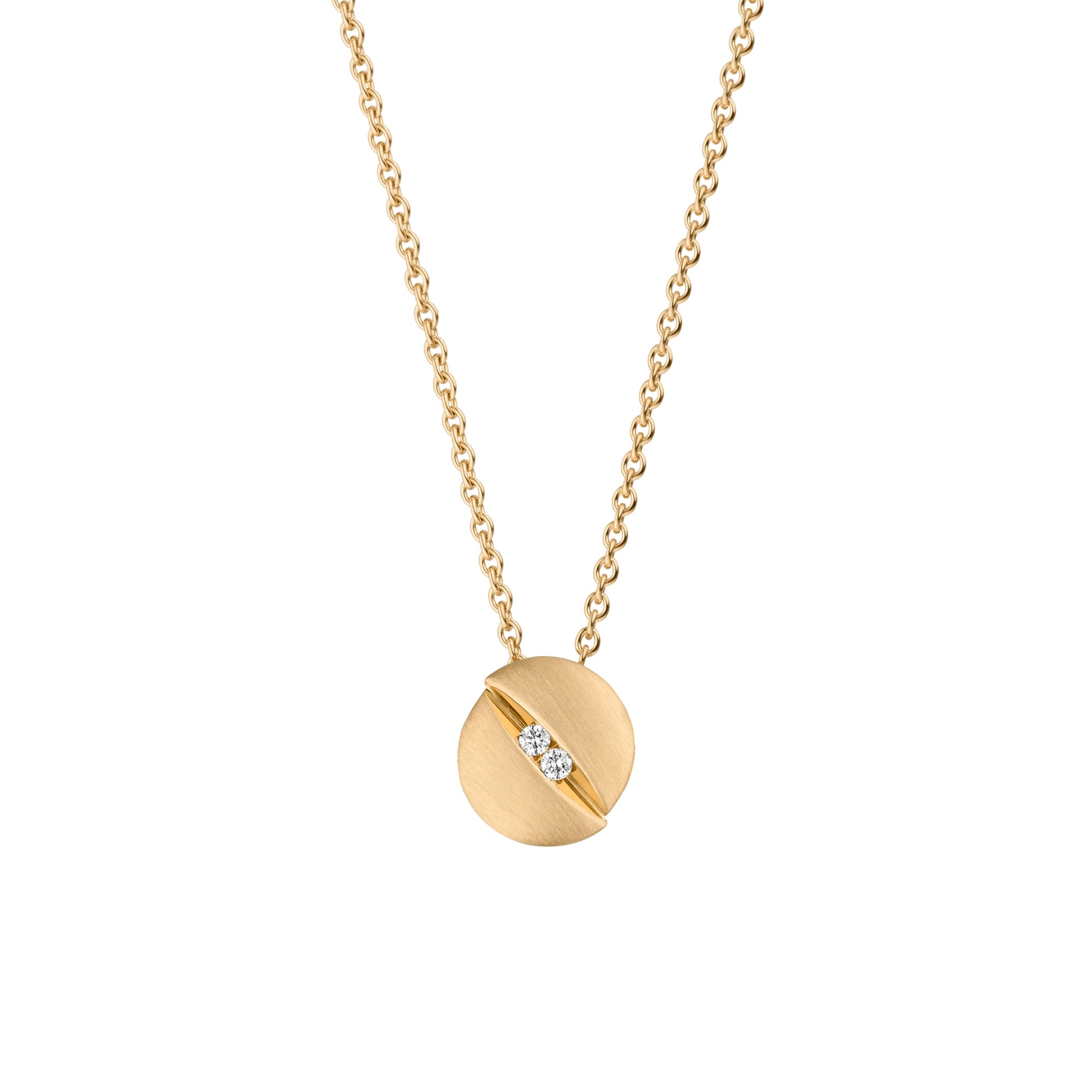 Schaffrath PATCHMATCH Collier - 114_U0002_004_GW (GW) aus Gelbgold mit Diamant