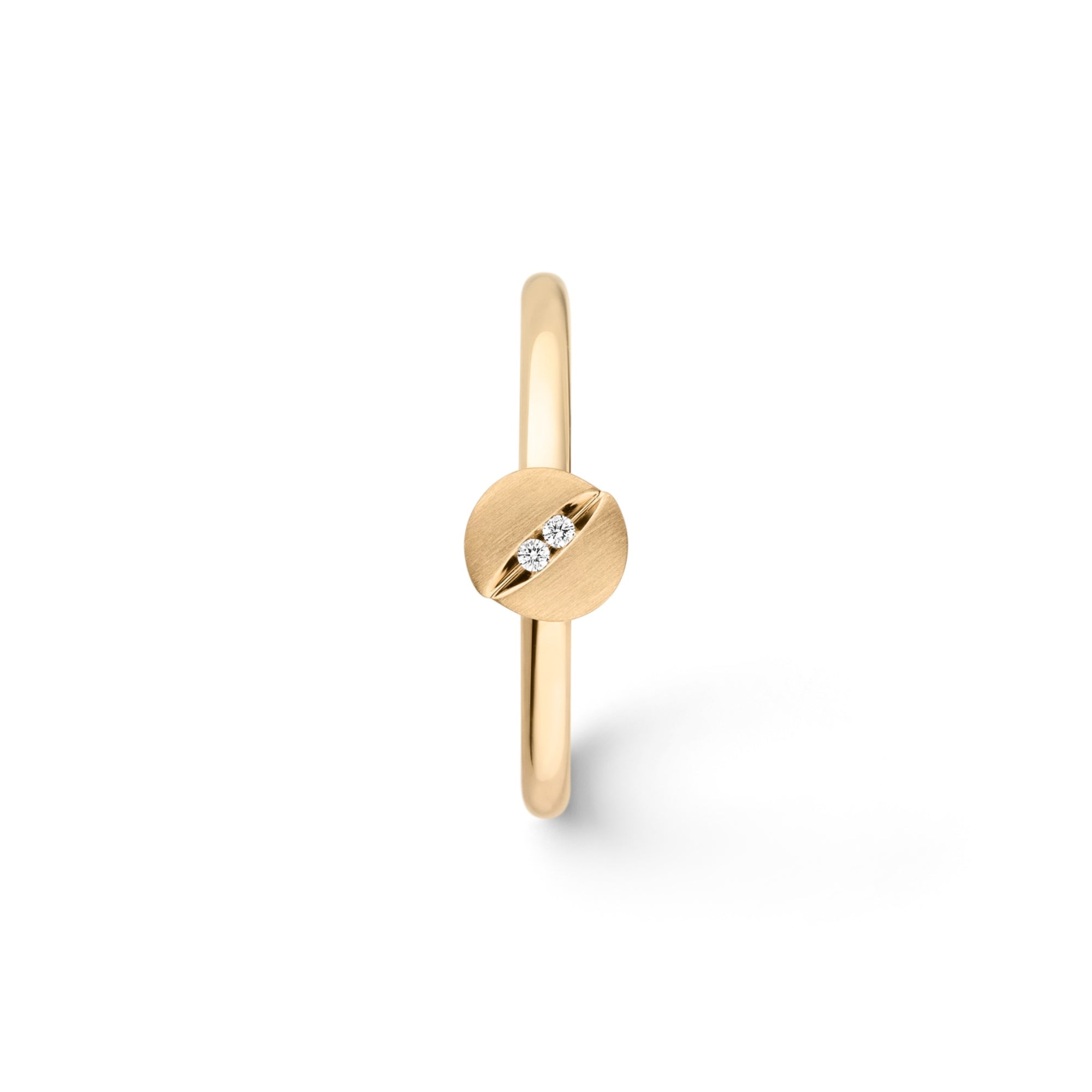Schaffrath PATCHMATCH Diamantring - 118_U0000-2_002_GW (GW) aus Gelbgold mit Diamant