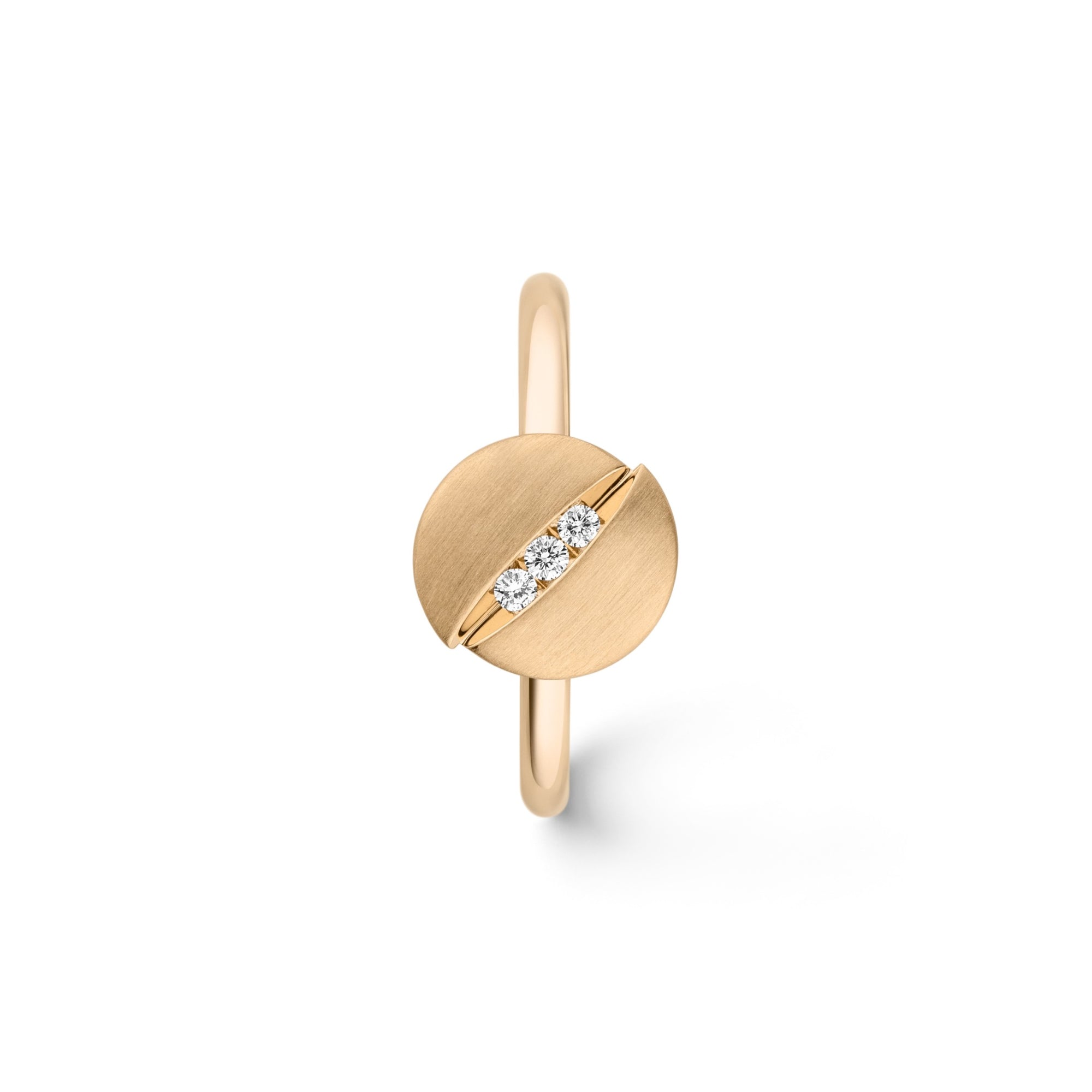 Schaffrath PATCHMATCH Diamantring - 118_U0001-3_005_GW (GW) aus Gelbgold mit Diamant