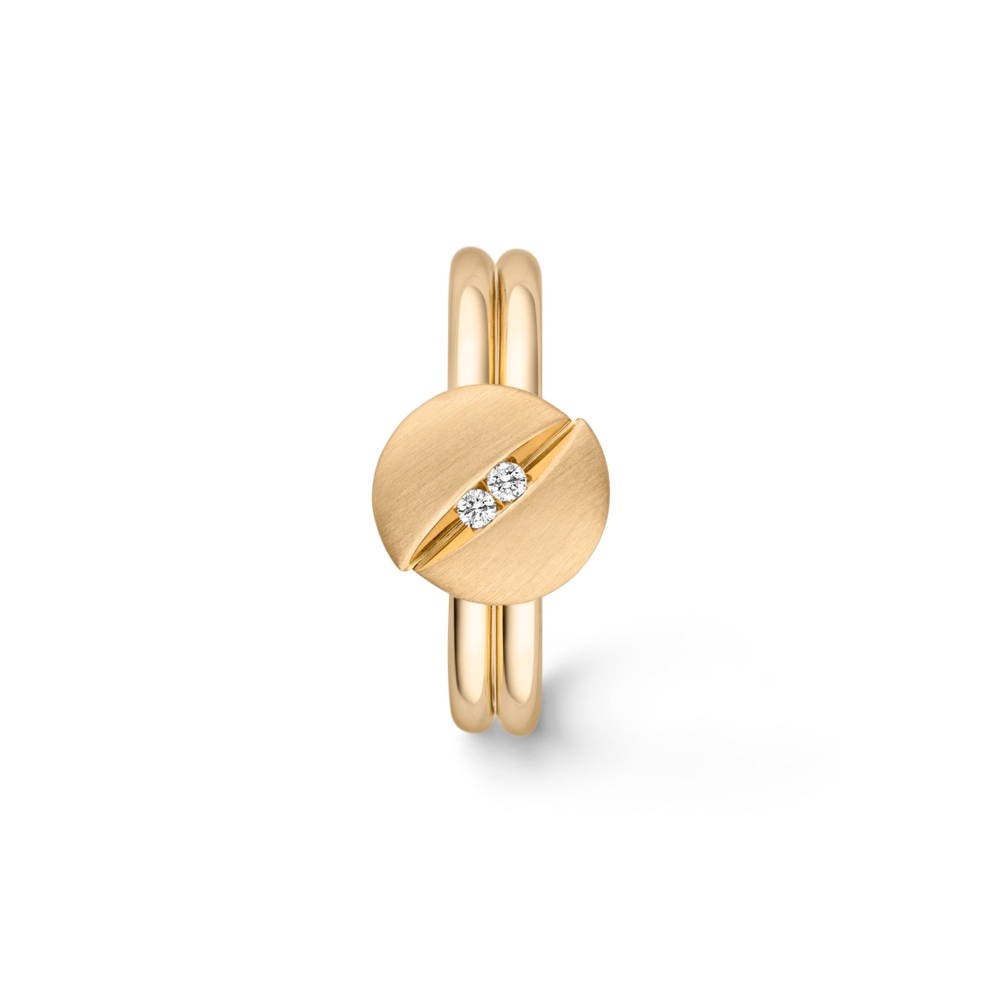 Schaffrath PATCHMATCH Diamantring - 118_U0002_004_GW (GW) aus Gelbgold mit Diamant