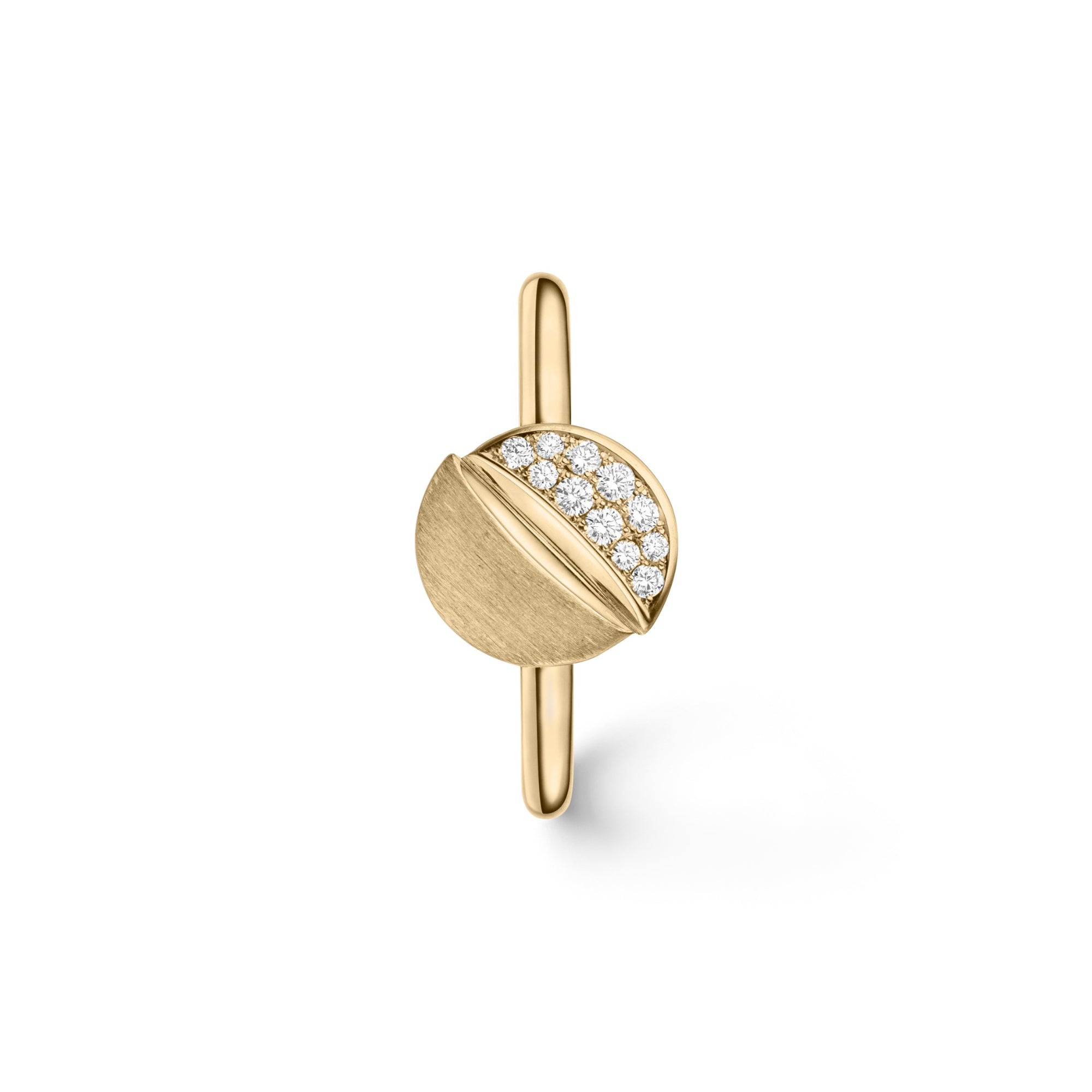 Schaffrath PATCHMATCH Diamantring - 118_UP001_010_GW (GW) aus Gelbgold mit Diamant