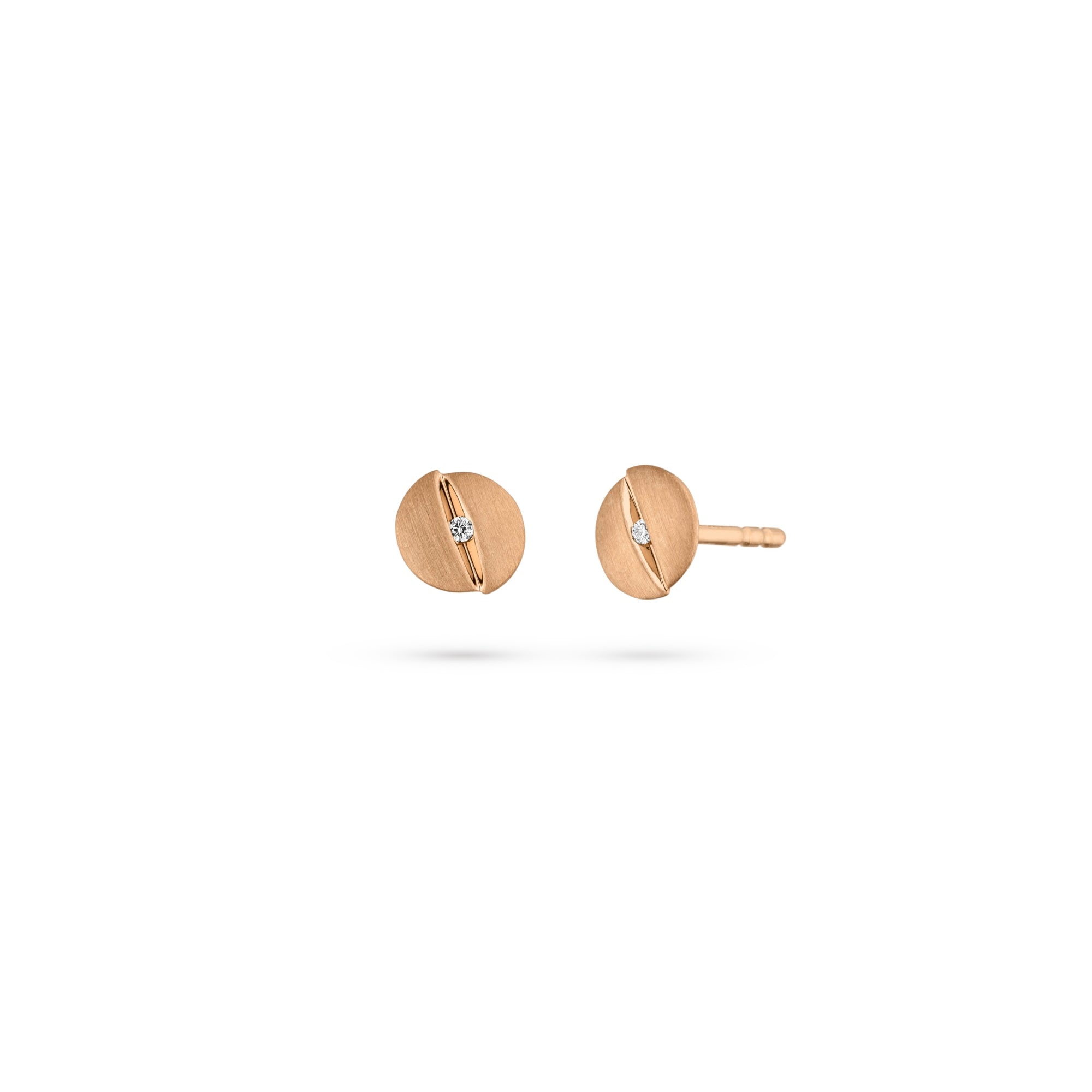 Schaffrath PATCHMATCH Ohrstecker - 757_U0000_002_RW (RW) aus Roségold mit Diamant