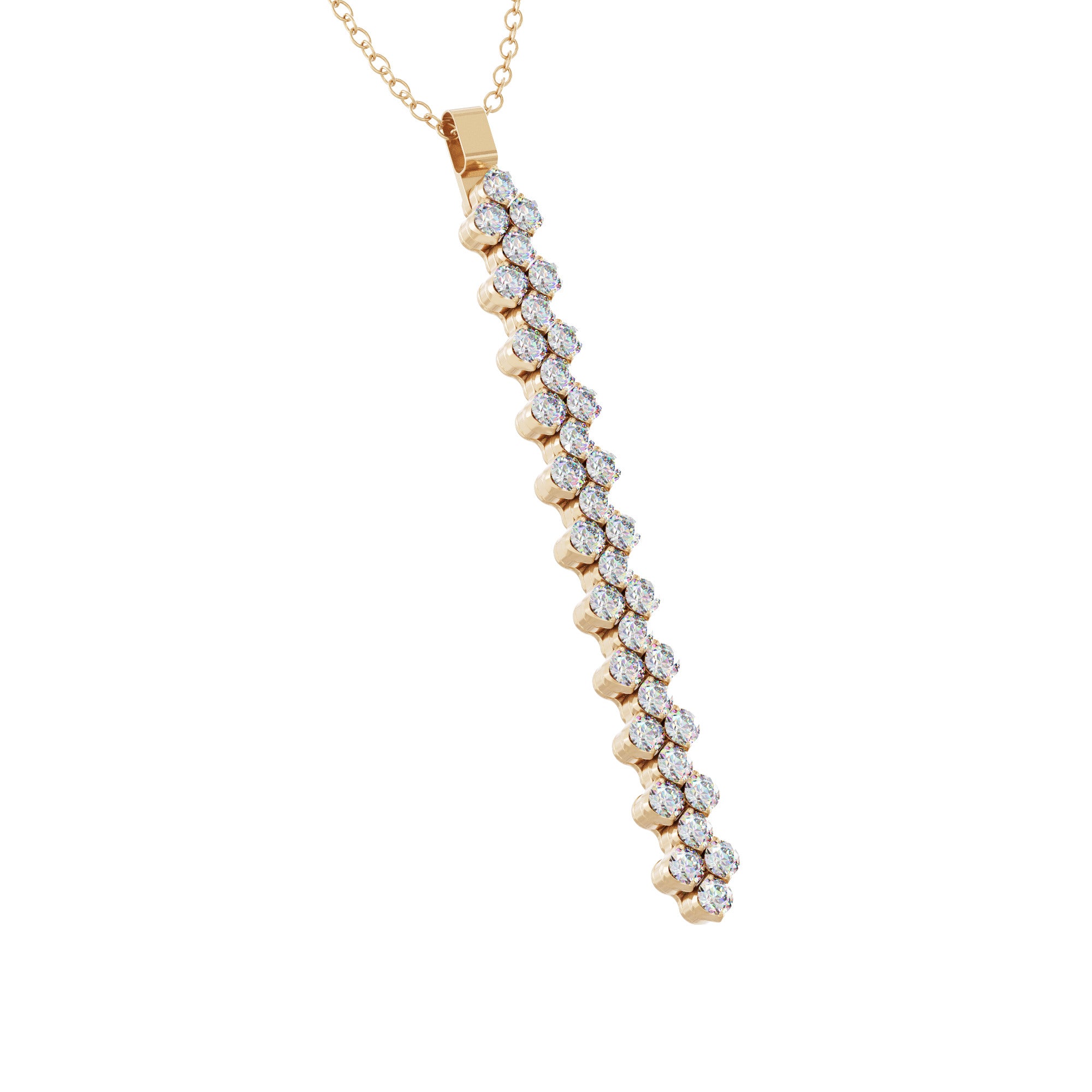 Serafino Consoli Brevetto Anhänger - CL 3F2 RG WD (WD) aus Roségold mit Diamant