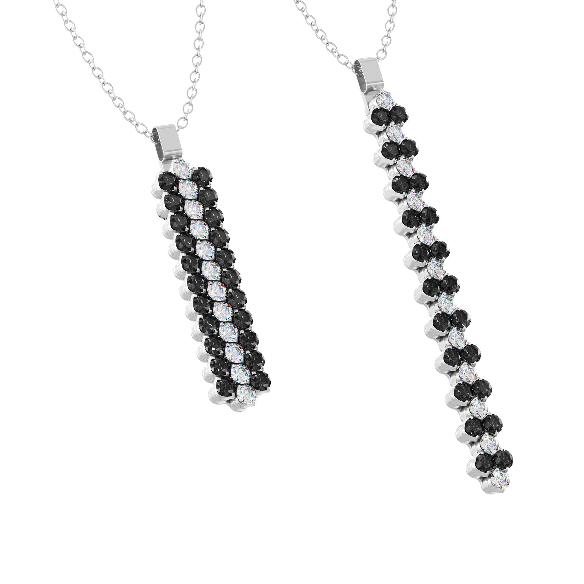 Serafino Consoli Brevetto Anhänger - CL 3F2 WG WD BD X (X) aus Weißgold mit Diamant