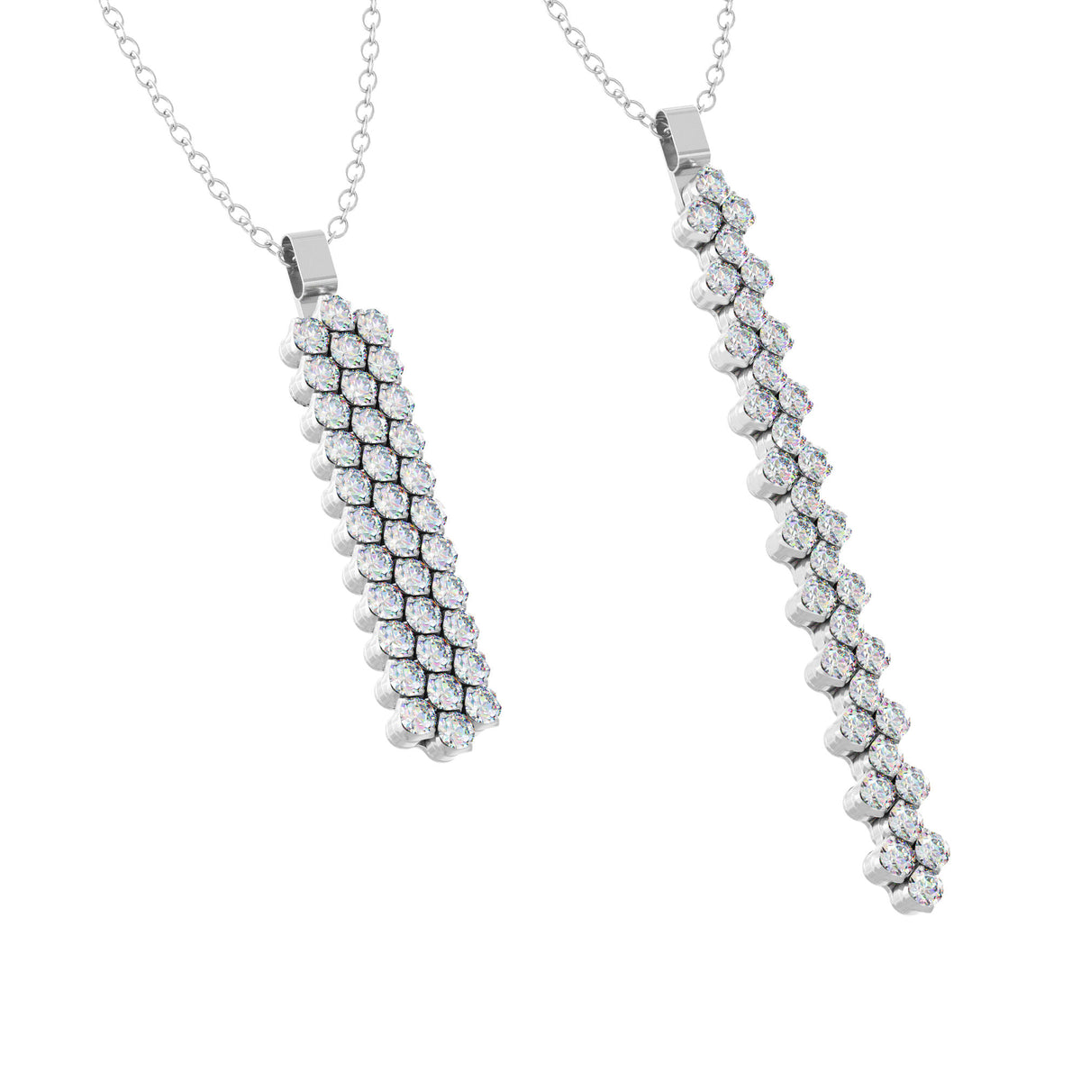 Serafino Consoli Brevetto Anhänger - CL 3F2 WG WD (WD) aus Weißgold mit Diamant