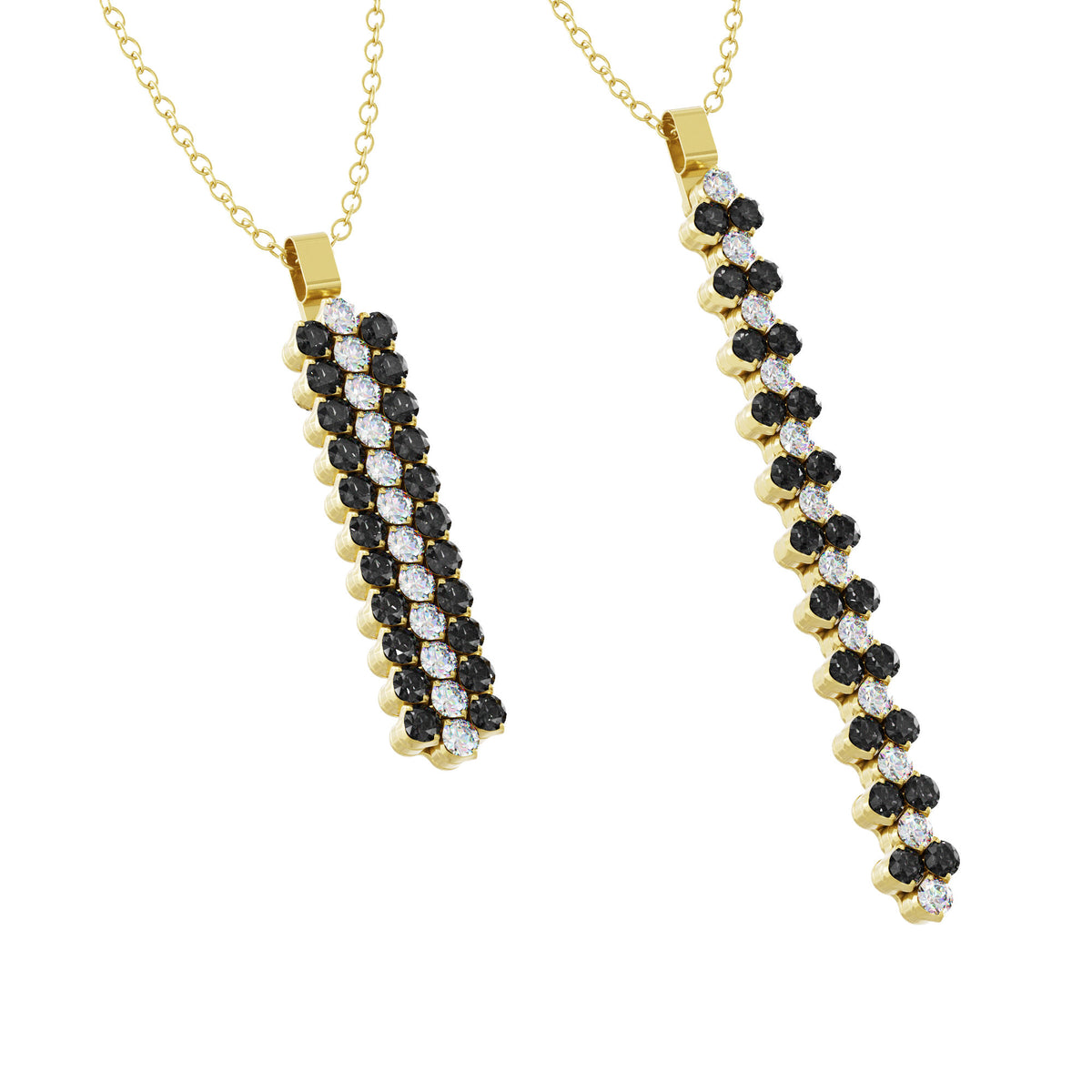Serafino Consoli Brevetto Anhänger - CL 3F2 YG WD BD X (X) aus Gelbgold mit Diamant