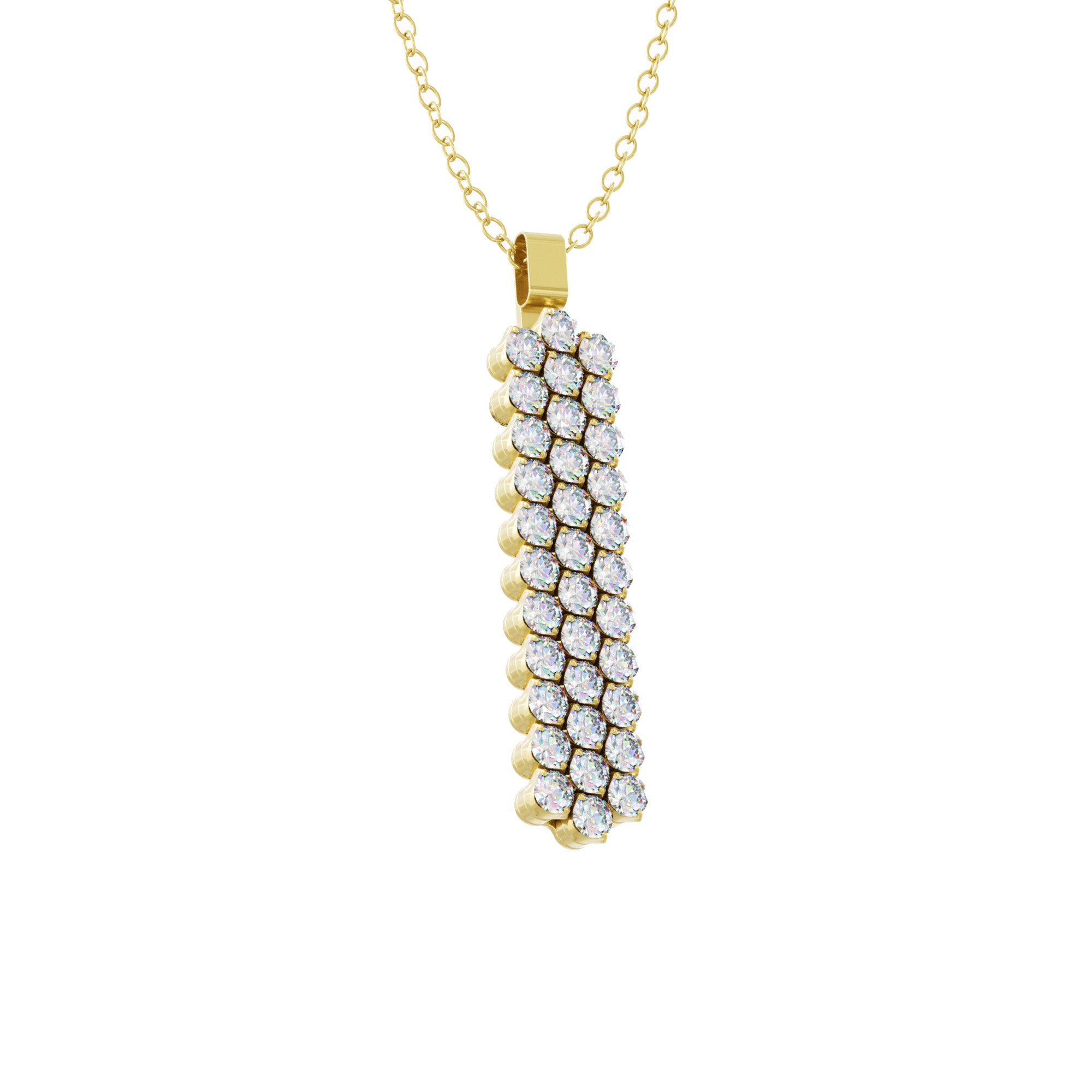 Serafino Consoli Brevetto Anhänger - CL 3F2 YG WD (WD) aus Gelbgold mit Diamant
