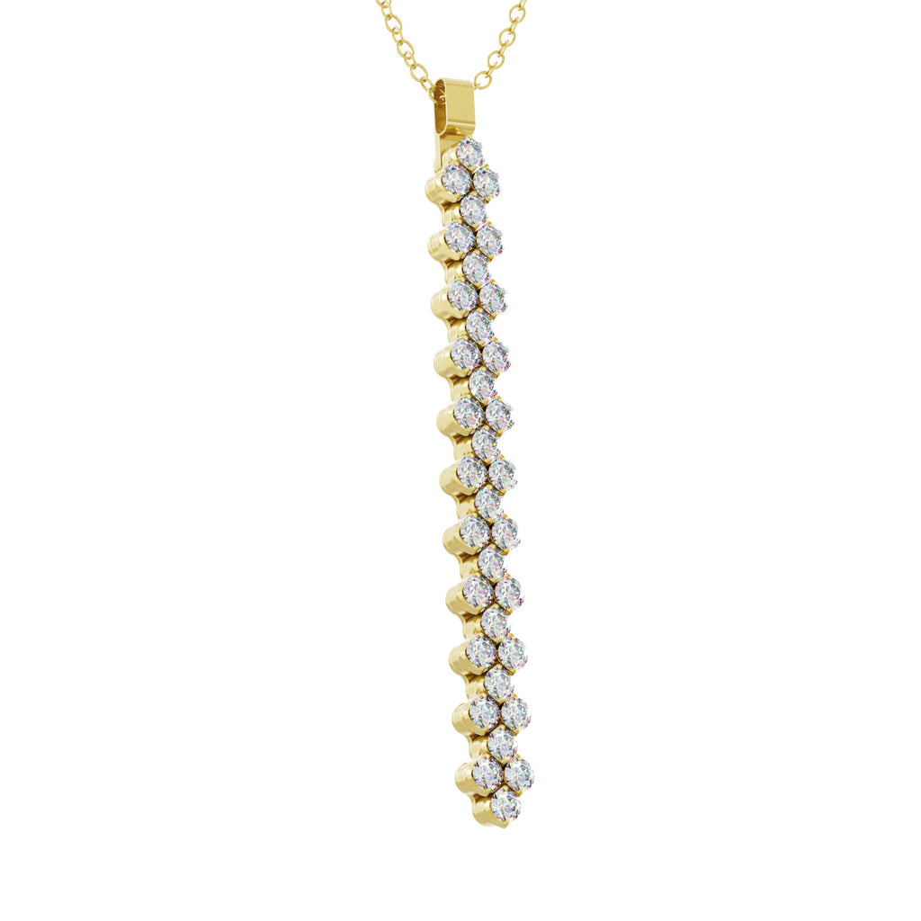 Serafino Consoli Brevetto Anhänger - CL 3F2 YG WD (WD) aus Gelbgold mit Diamant