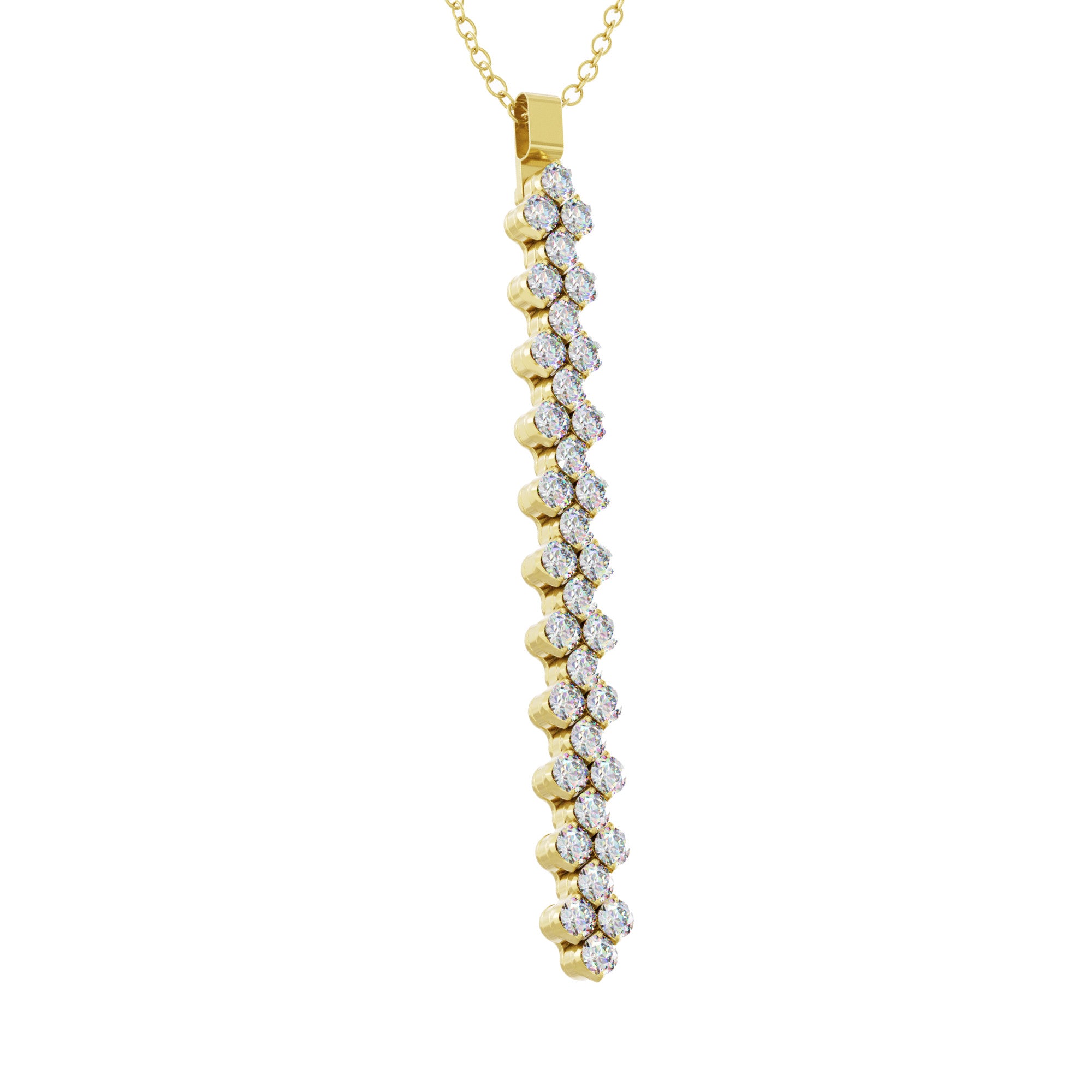Serafino Consoli Brevetto Anhänger - CL 3F2 YG WD (WD) aus Gelbgold mit Diamant