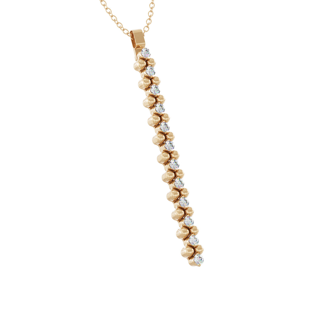 Serafino Consoli Brevetto Anhänger - CL 3M2 RG WD (WD) aus Roségold mit Diamant