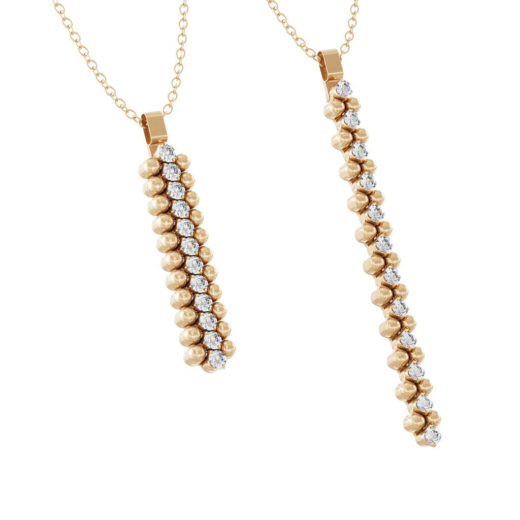 Serafino Consoli Brevetto Anhänger - CL 3M2 RG WD (WD) aus Roségold mit Diamant