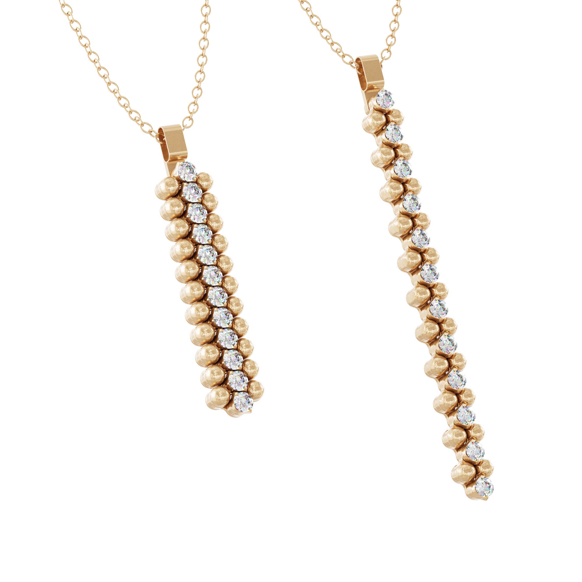 Serafino Consoli Brevetto Anhänger - CL 3M2 RG WD (WD) aus Roségold mit Diamant