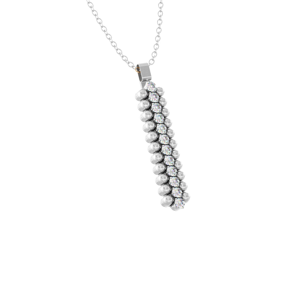 Serafino Consoli Brevetto Anhänger - CL 3M2 WG WD (WD) aus Weißgold mit Diamant