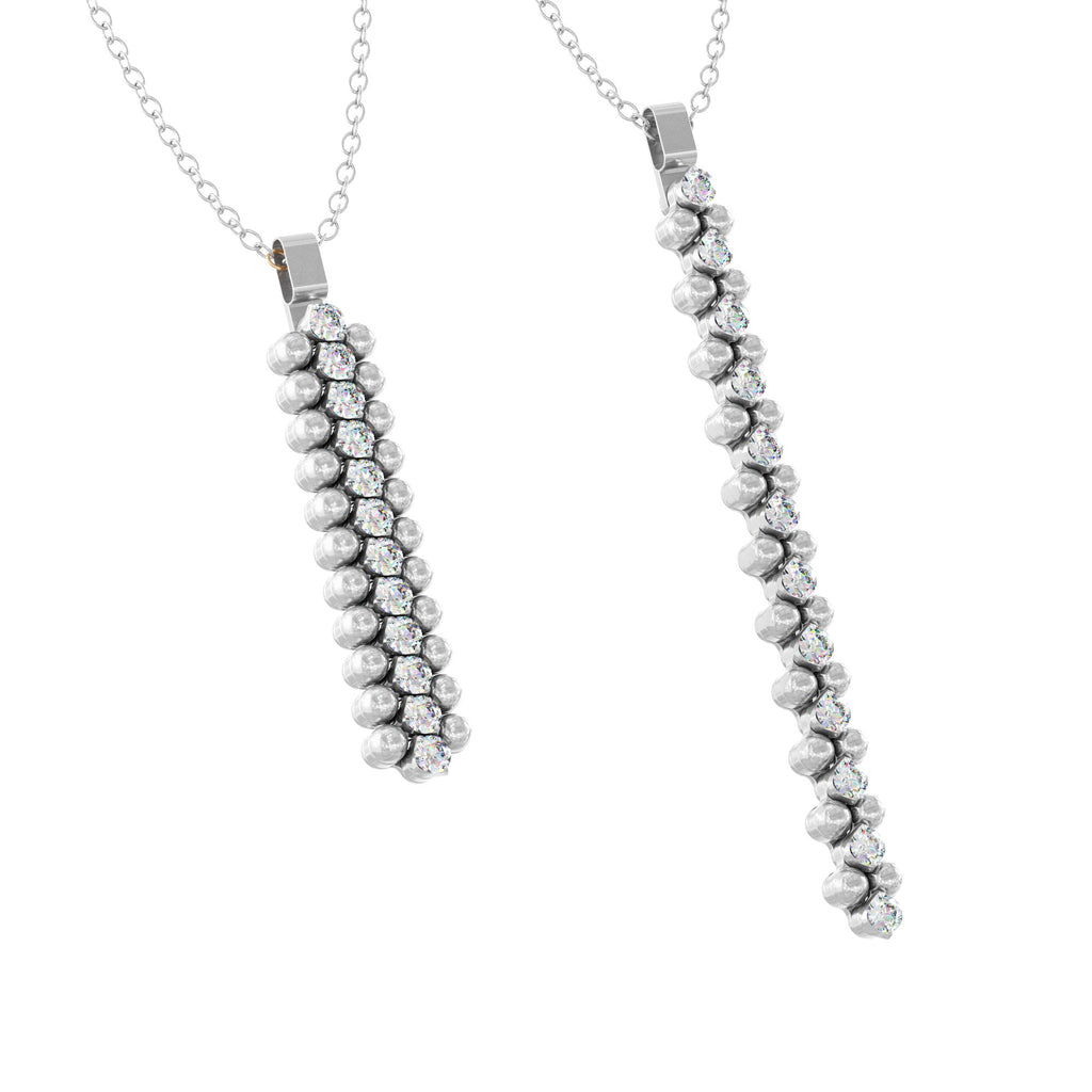 Serafino Consoli Brevetto Anhänger - CL 3M2 WG WD (WD) aus Weißgold mit Diamant