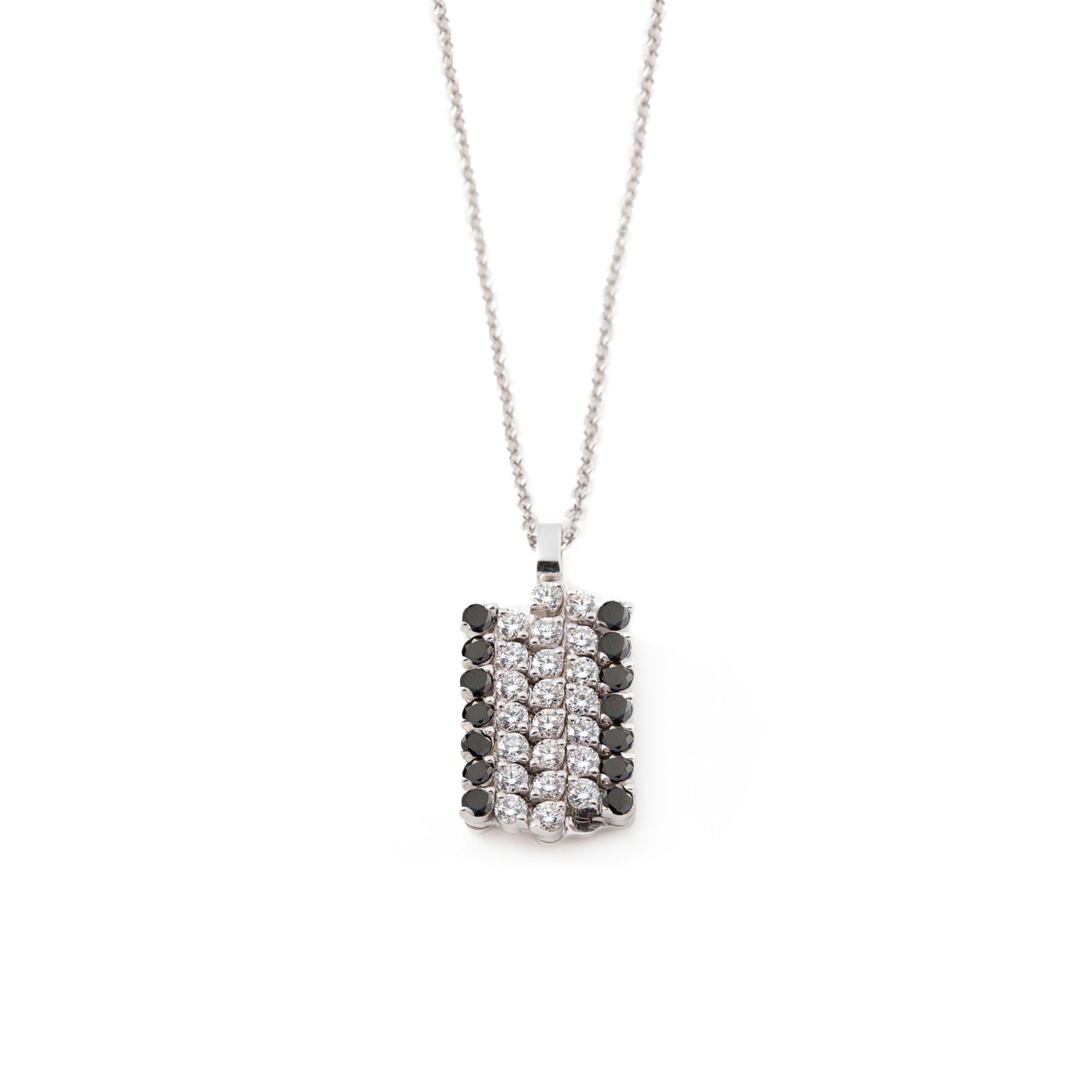 Serafino Consoli Brevetto Anhänger - S.CL 5F2 WG WD BD X (X) aus Weißgold mit Diamant