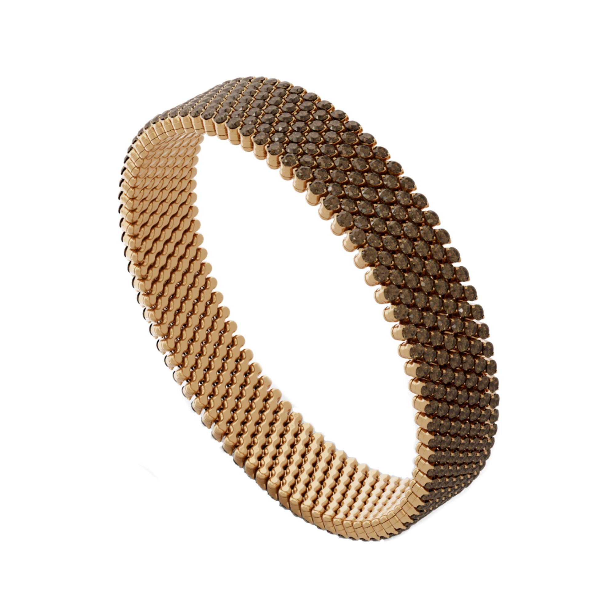Serafino Consoli Brevetto Multi-Size Armband - BB 7F2 RG BRD (BRD) aus Roségold mit Diamant