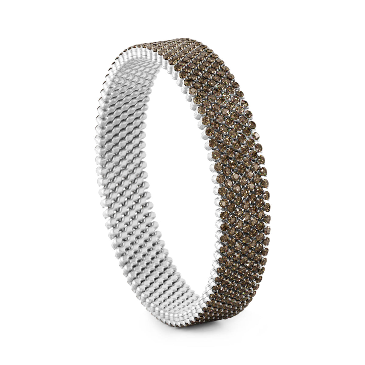 Serafino Consoli Brevetto Multi-Size Armband - BB 7F2 WG BRD (BRD) aus Weißgold mit Diamant