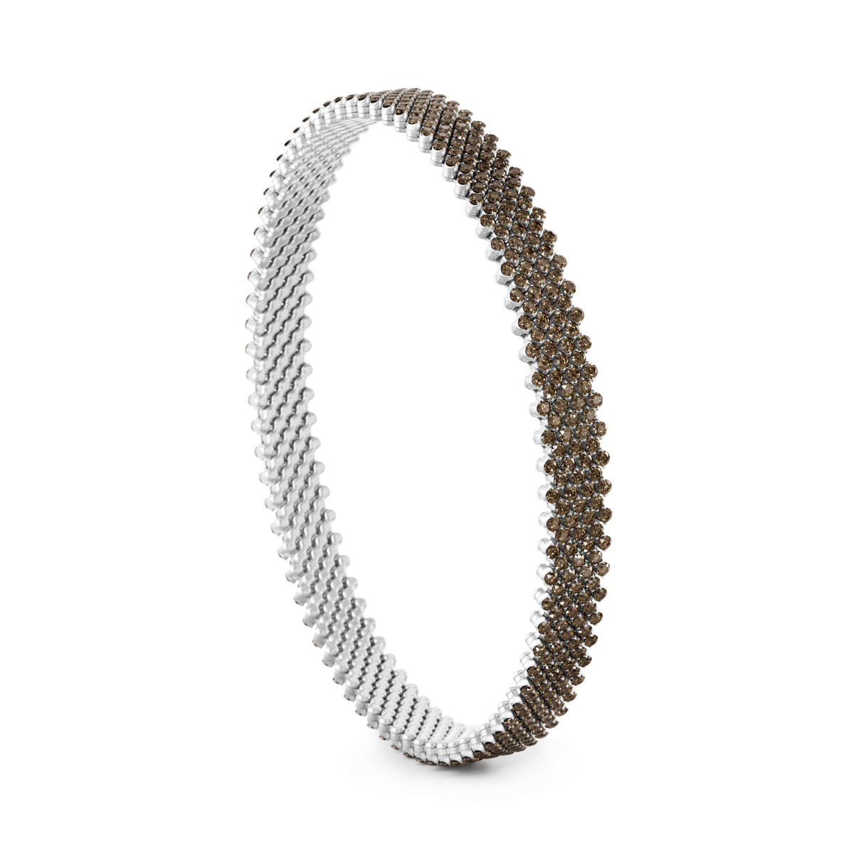 Serafino Consoli Brevetto Multi-Size Armband - BB 7F2 WG BRD (BRD) aus Weißgold mit Diamant