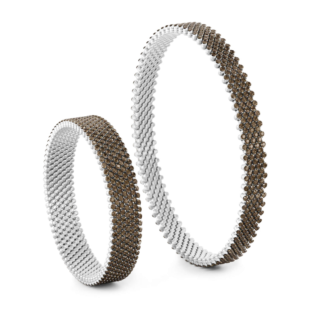 Serafino Consoli Brevetto Multi-Size Armband - BB 7F2 WG BRD (BRD) aus Weißgold mit Diamant