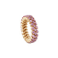Serafino Consoli Brevetto Multi-Size Ring - RMS 3F2 RG PS (PS) aus Roségold mit Saphir