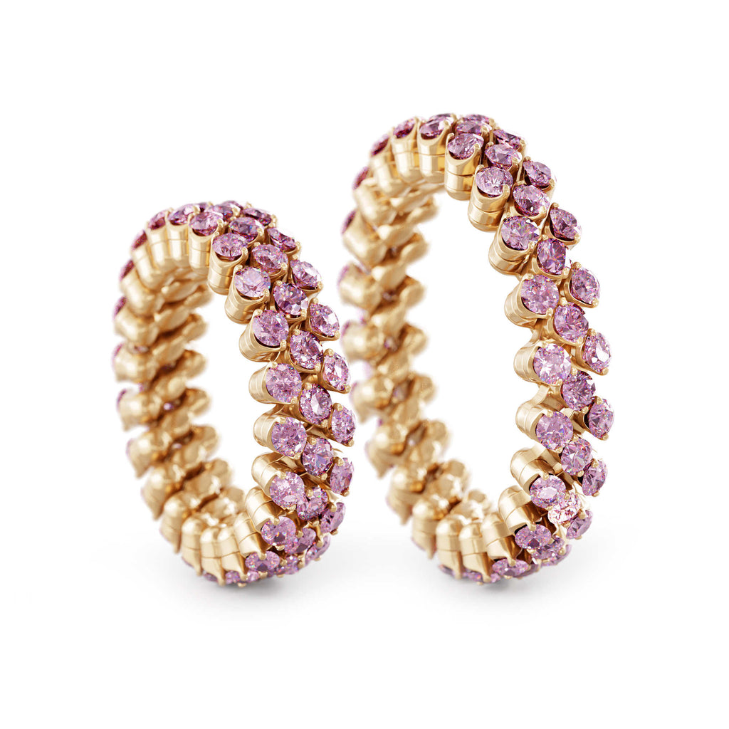 Serafino Consoli Brevetto Multi-Size Ring - RMS 3F2 RG PS (PS) aus Roségold mit Saphir