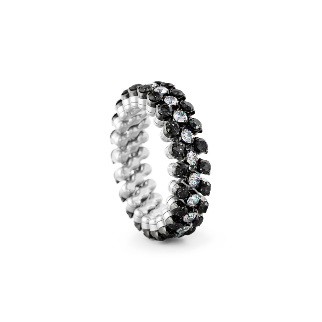 Serafino Consoli Brevetto Multi-Size Ring - RMS 3F2 WBG WD BD X (X) aus Weißgold mit Diamant