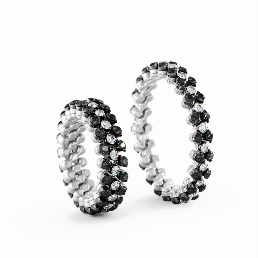 Serafino Consoli Brevetto Multi-Size Ring - RMS 3F2 WBG WD BD X (X) aus Weißgold mit Diamant