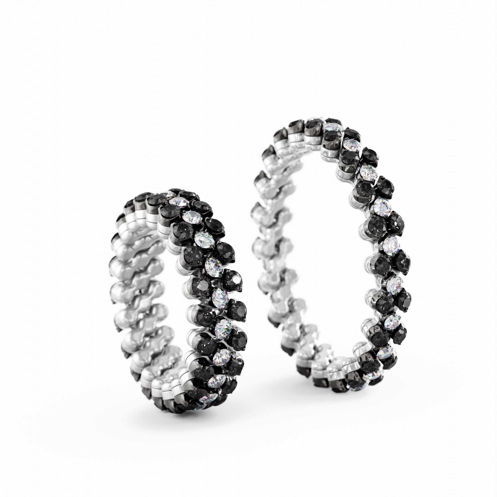 Serafino Consoli Brevetto Multi-Size Ring - RMS 3F2 WBG WD BD X (X) aus Weißgold mit Diamant