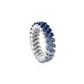 Serafino Consoli Brevetto Multi-Size Ring - RMS 3F2 WG BS SFT (SFT) aus Weißgold mit Saphir