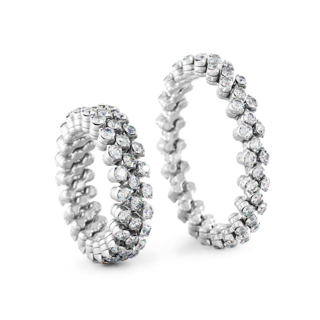 Serafino Consoli Brevetto Multi-Size Ring - RMS 3F2 WG WD (WD) aus Weißgold mit Diamant