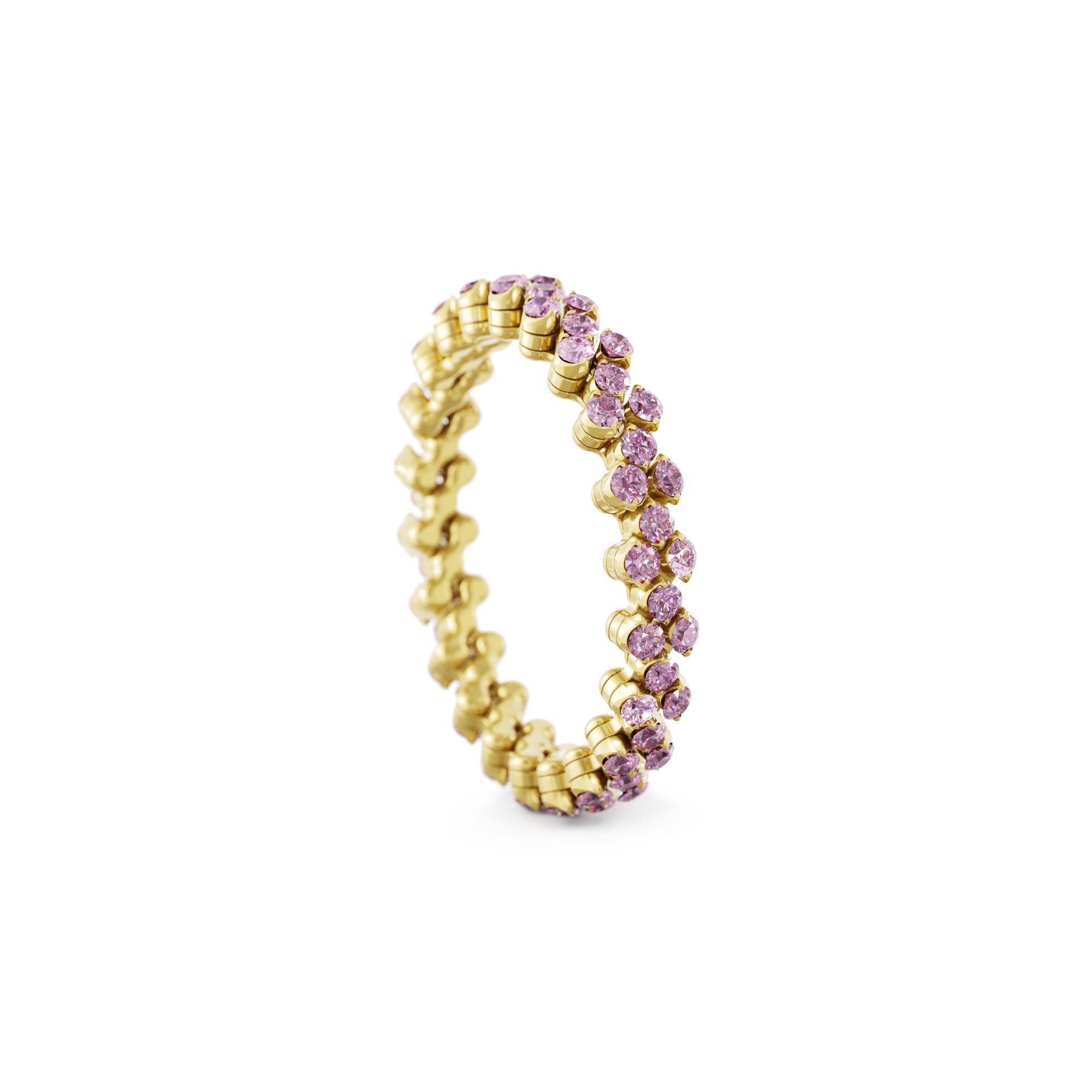 Serafino Consoli Brevetto Multi-Size Ring - RMS 3F2 YG PS (PS) aus Gelbgold mit Saphir