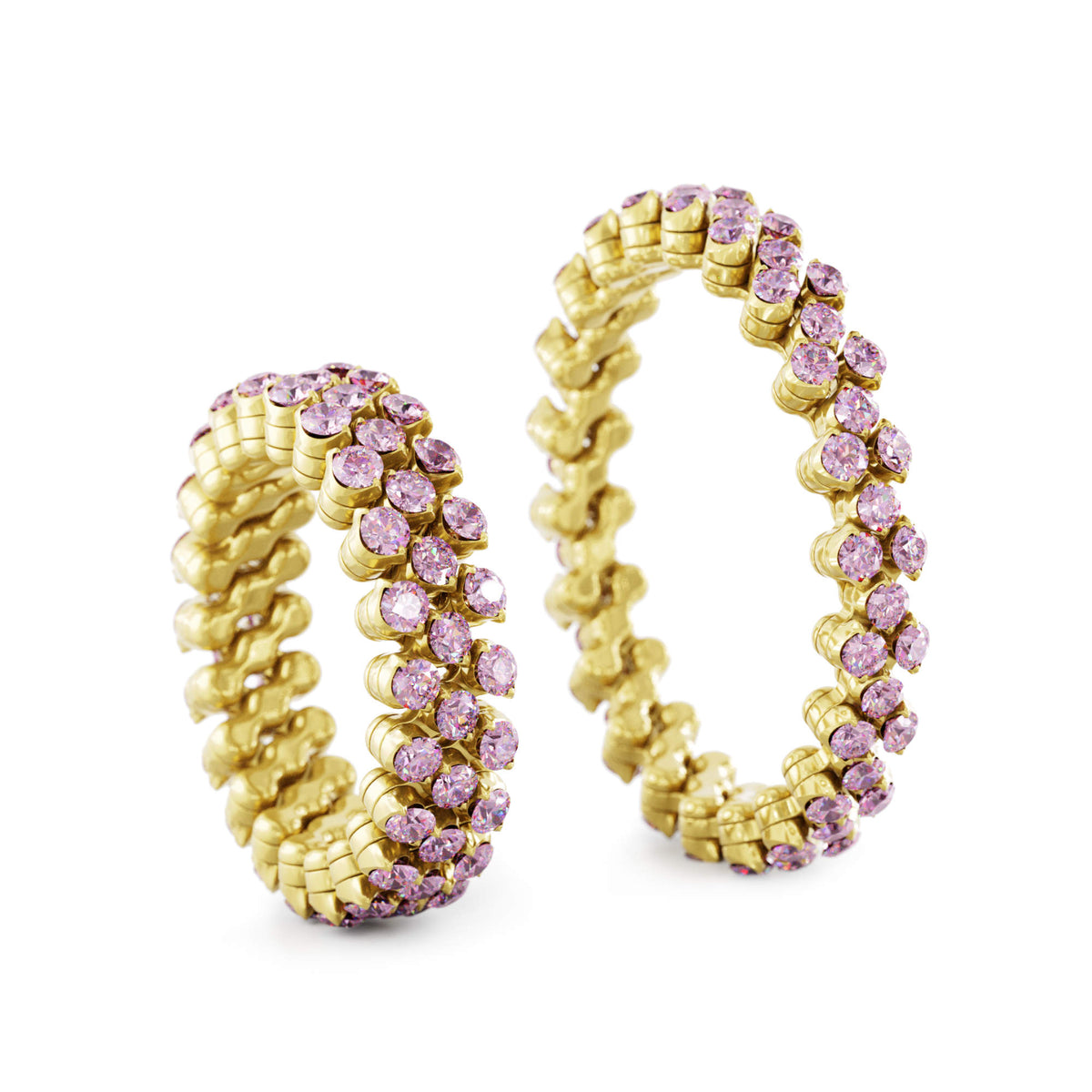 Serafino Consoli Brevetto Multi-Size Ring - RMS 3F2 YG PS (PS) aus Gelbgold mit Saphir
