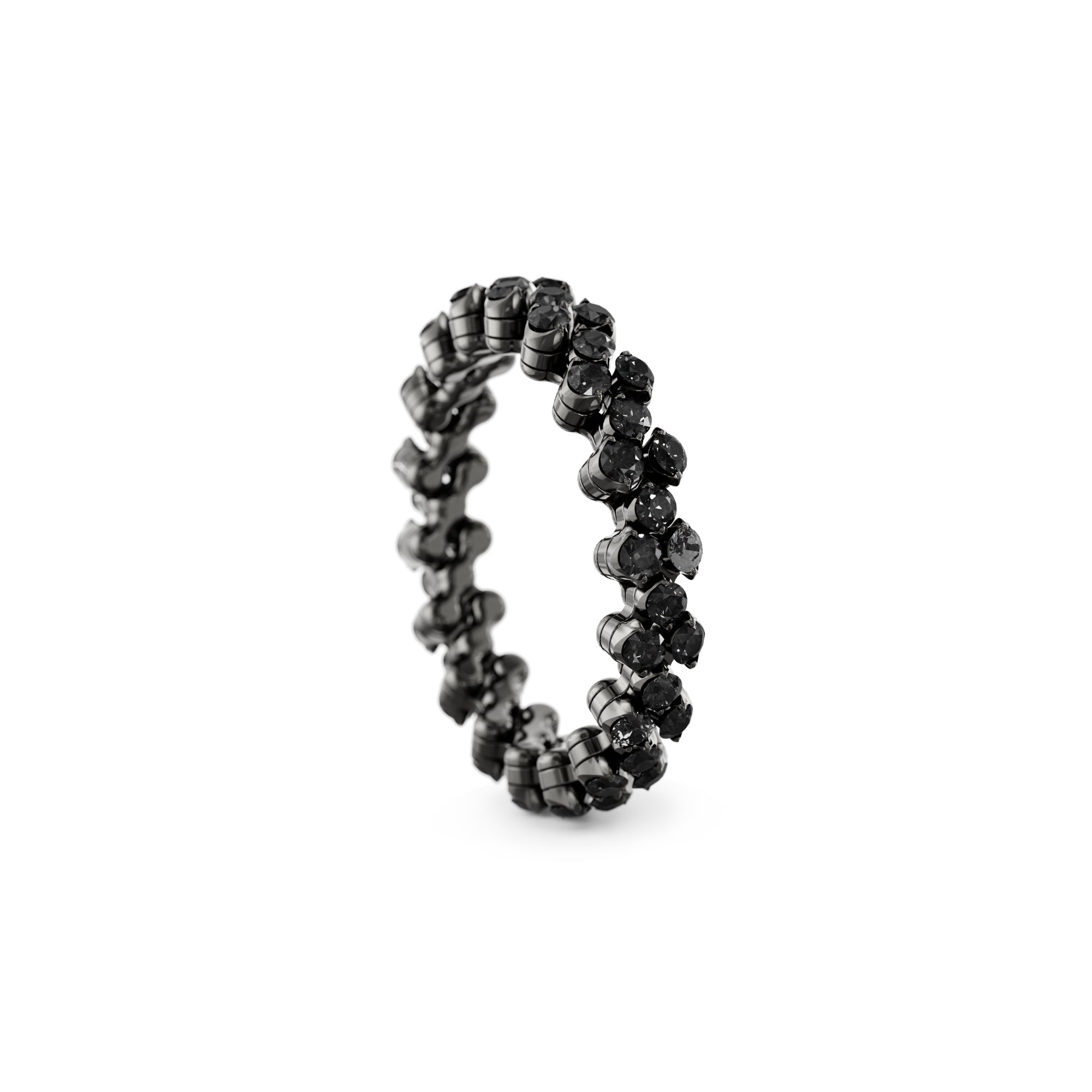 Serafino Consoli Brevetto Multi-Size Ring - RMS 3F4 BG BD (BD) aus Weißgold mit Diamant