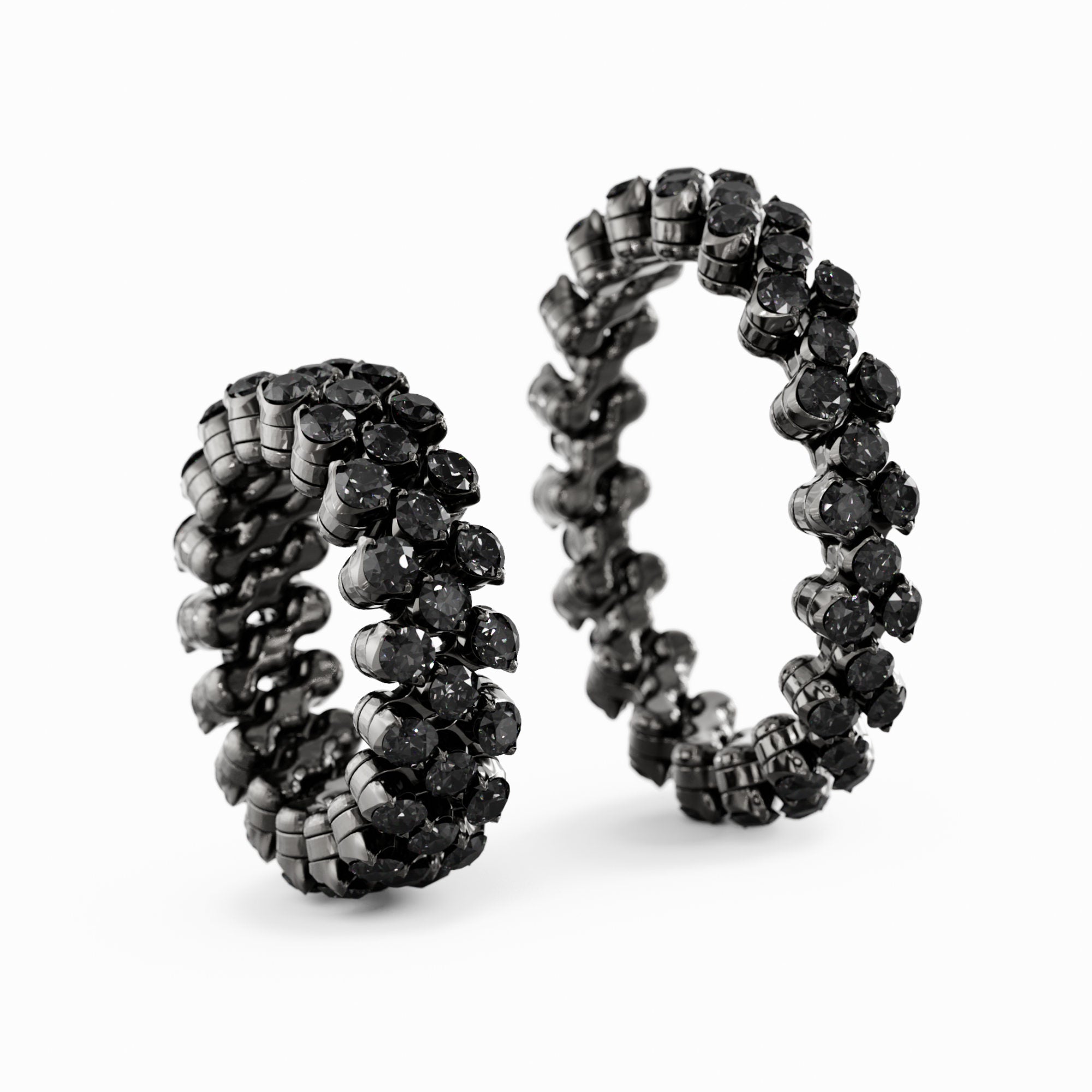 Serafino Consoli Brevetto Multi-Size Ring - RMS 3F4 BG BD (BD) aus Weißgold mit Diamant