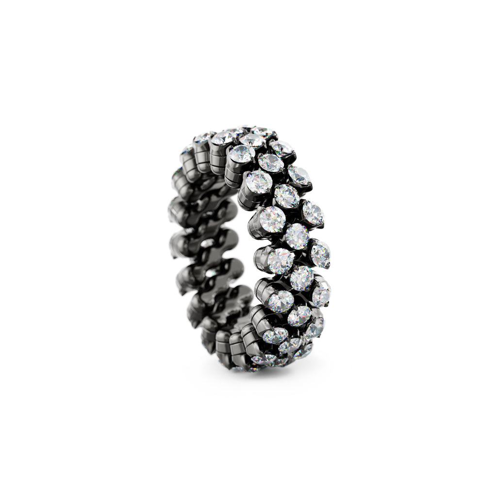 Serafino Consoli Brevetto Multi-Size Ring - RMS 3F4 BG WD (WD) aus Weißgold mit Diamant
