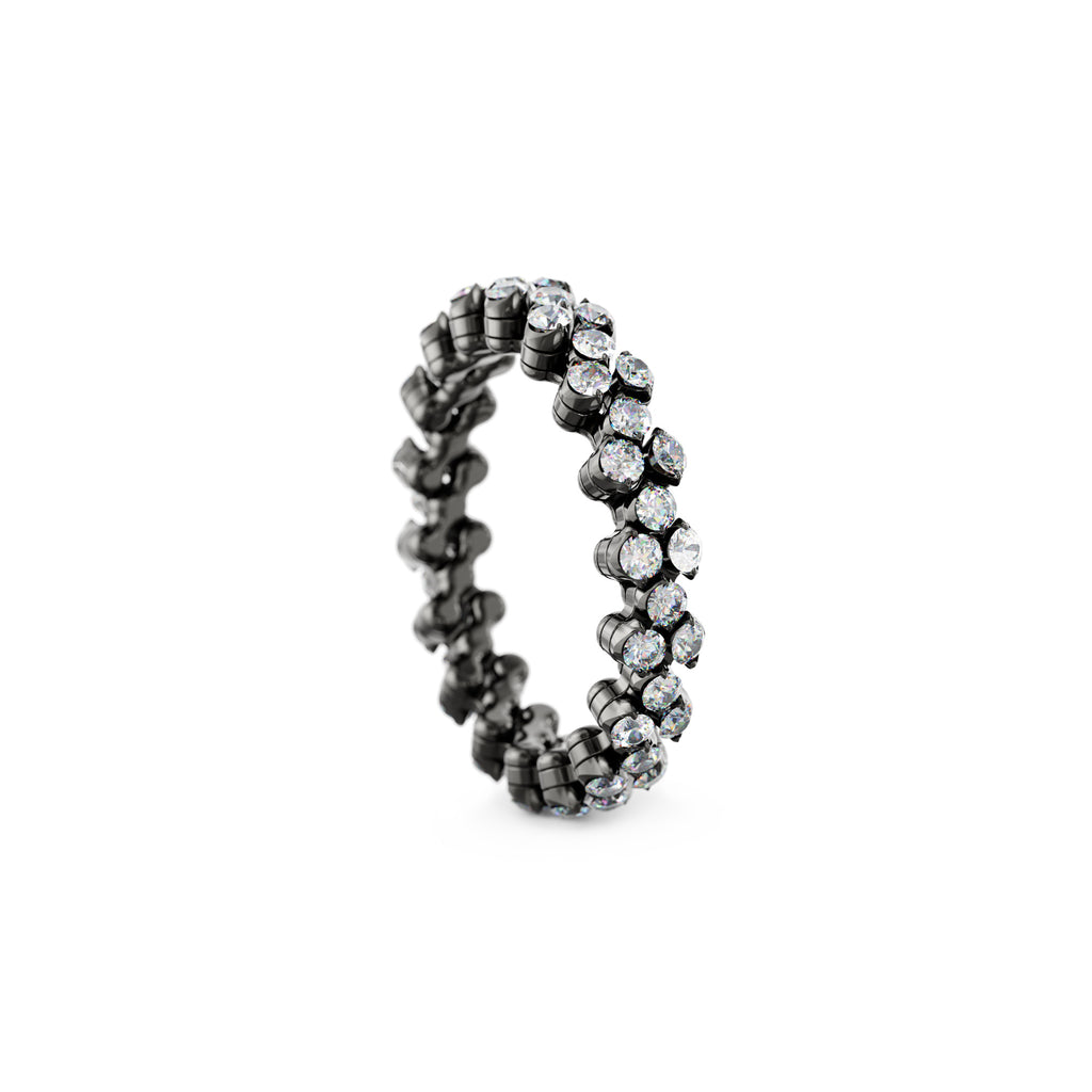 Serafino Consoli Brevetto Multi-Size Ring - RMS 3F4 BG WD (WD) aus Weißgold mit Diamant