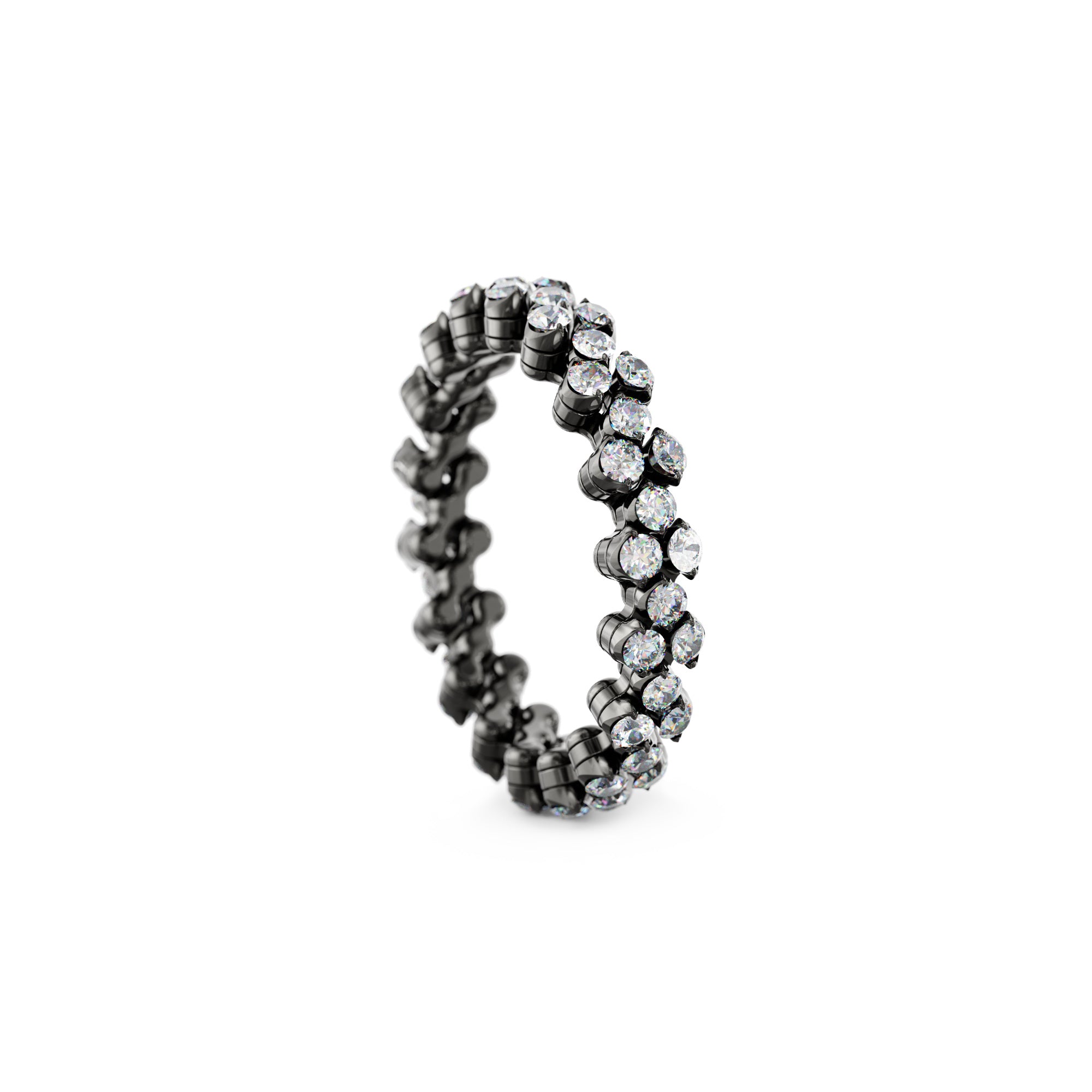 Serafino Consoli Brevetto Multi-Size Ring - RMS 3F4 BG WD (WD) aus Weißgold mit Diamant