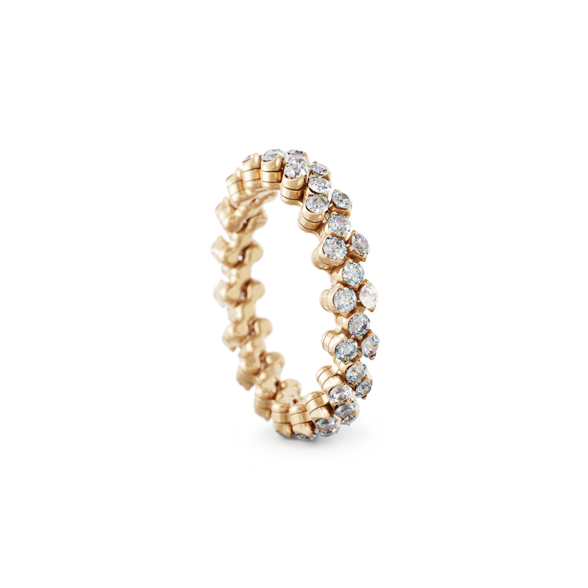 Serafino Consoli Brevetto Multi-Size Ring - RMS 3F4 RG WD (WD) aus Roségold mit Diamant