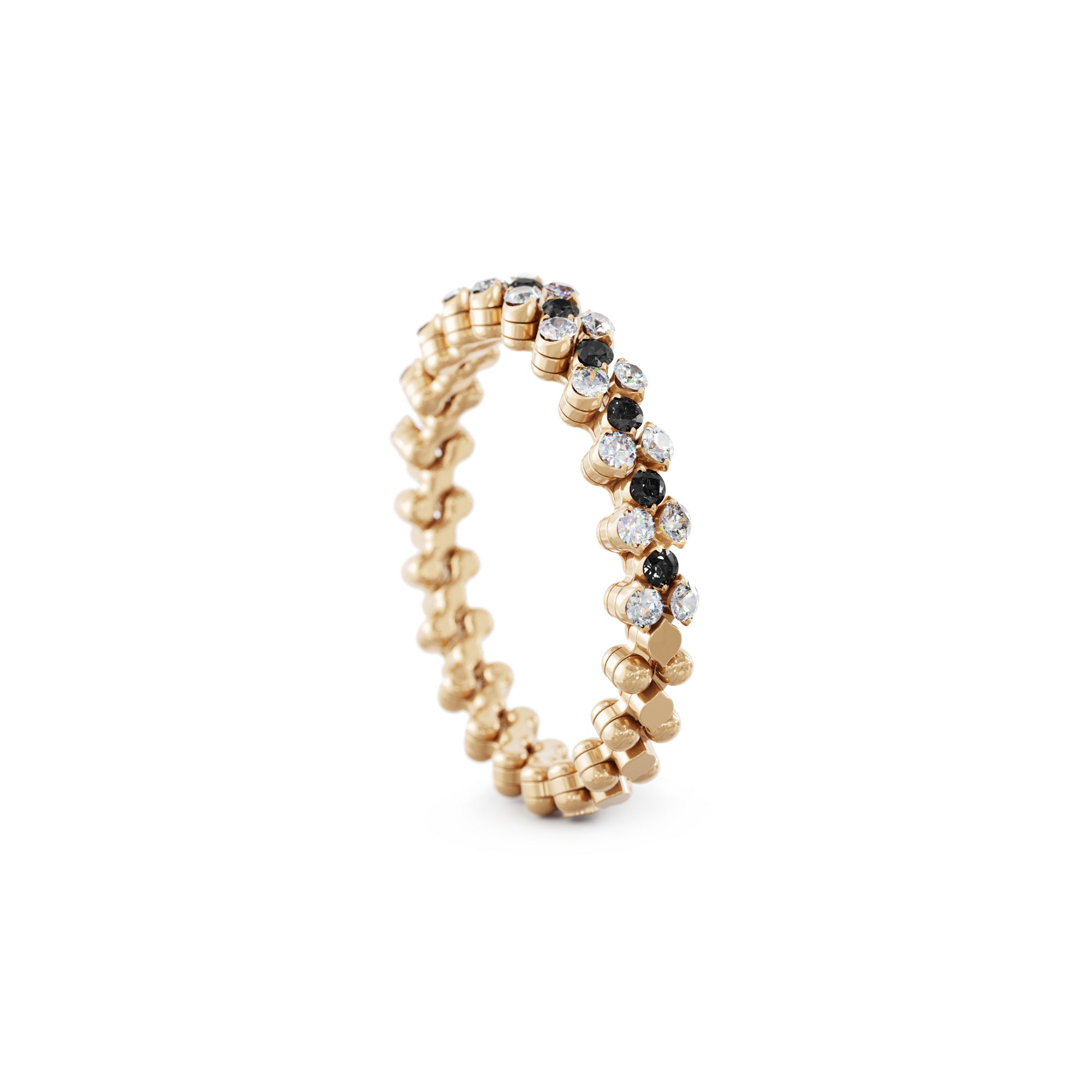 Serafino Consoli Brevetto Multi-Size Ring - RMS 3H2 RG WD BD (BD) aus Roségold mit Diamant